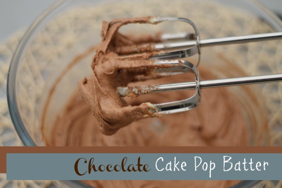 Chocolate Cake Pop Batter