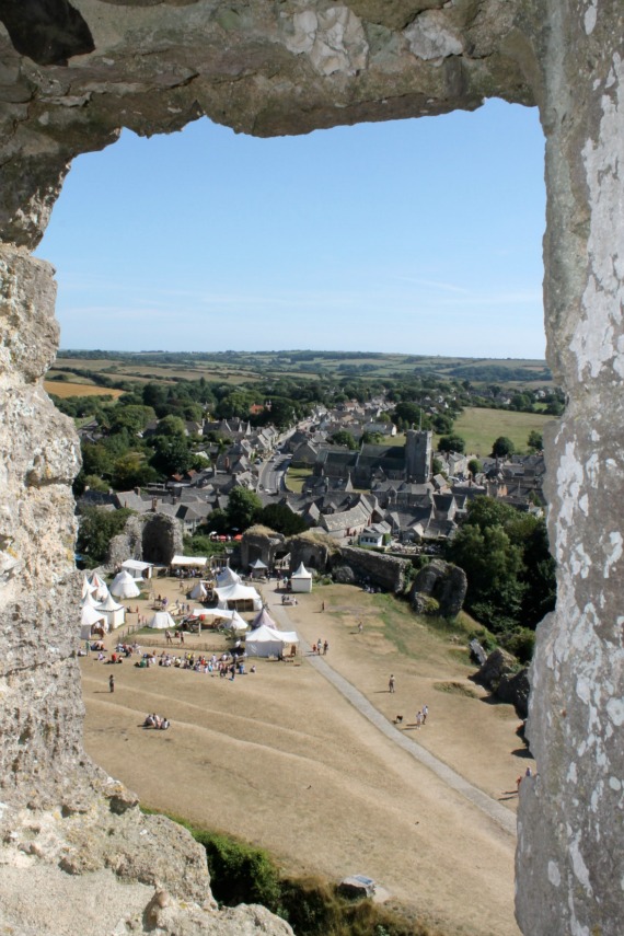 View from Corfe Castle