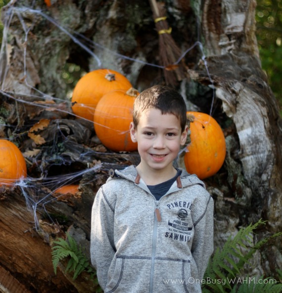 Thomas and pumpkins