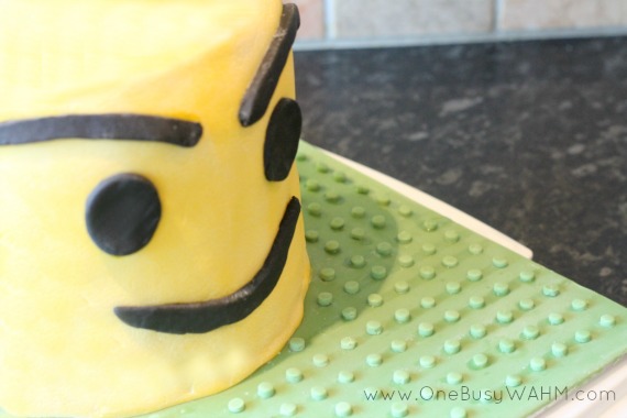 Lego minifigure cake