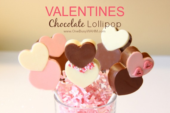How To Make Chocolate Heart Lollipops