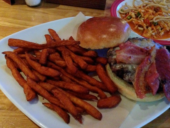 TGI Fridays burger