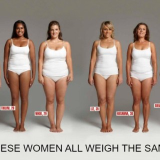 these women all weigh the same