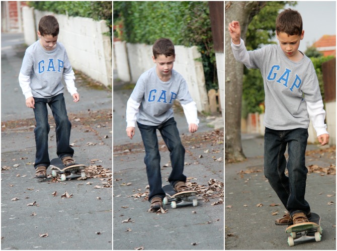 learning to skate board
