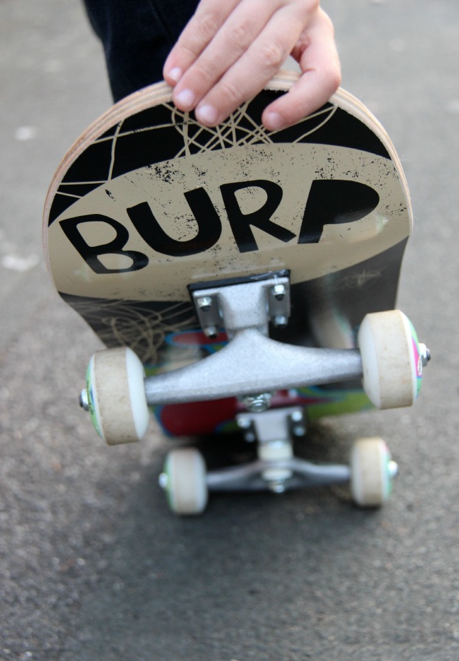Monster burp skate board