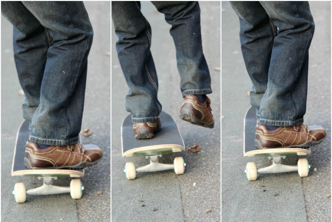 skate boarding