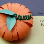 Halloween Craft: Make Paper Pumpkins