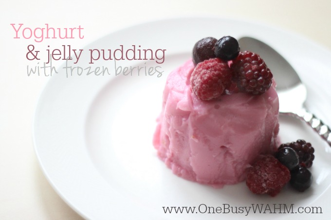 yoghurt and jelly pudding