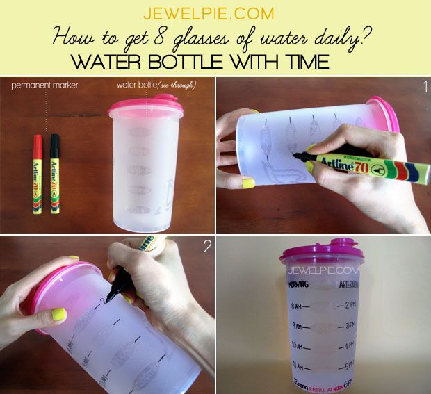 mark your water bottle