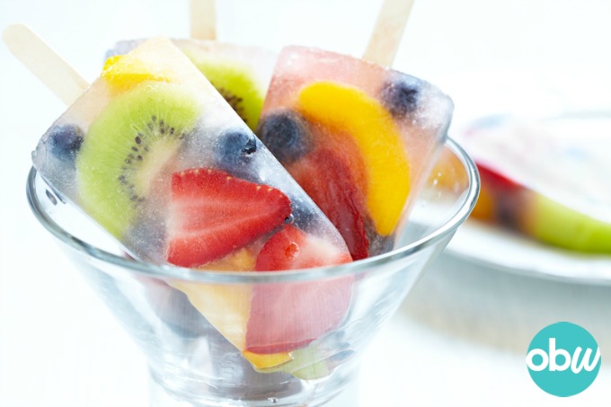 fruit ice pops